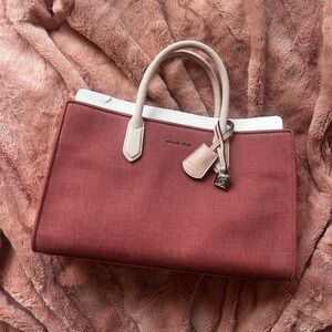 Michael Kors Rose Satchel Bag
